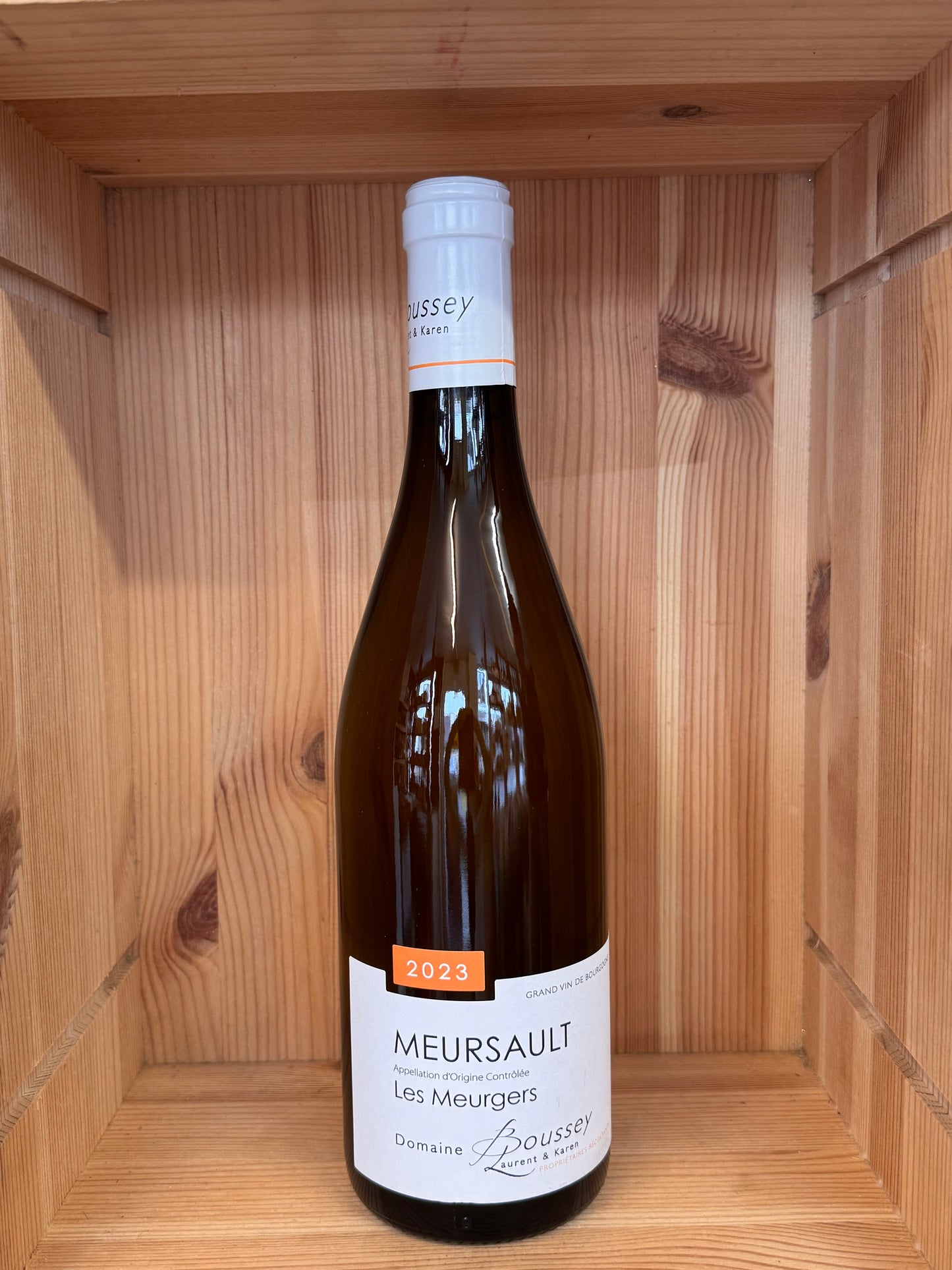 Domaine Laurent & Karen Boussey Meursault Les Meurgers 2023