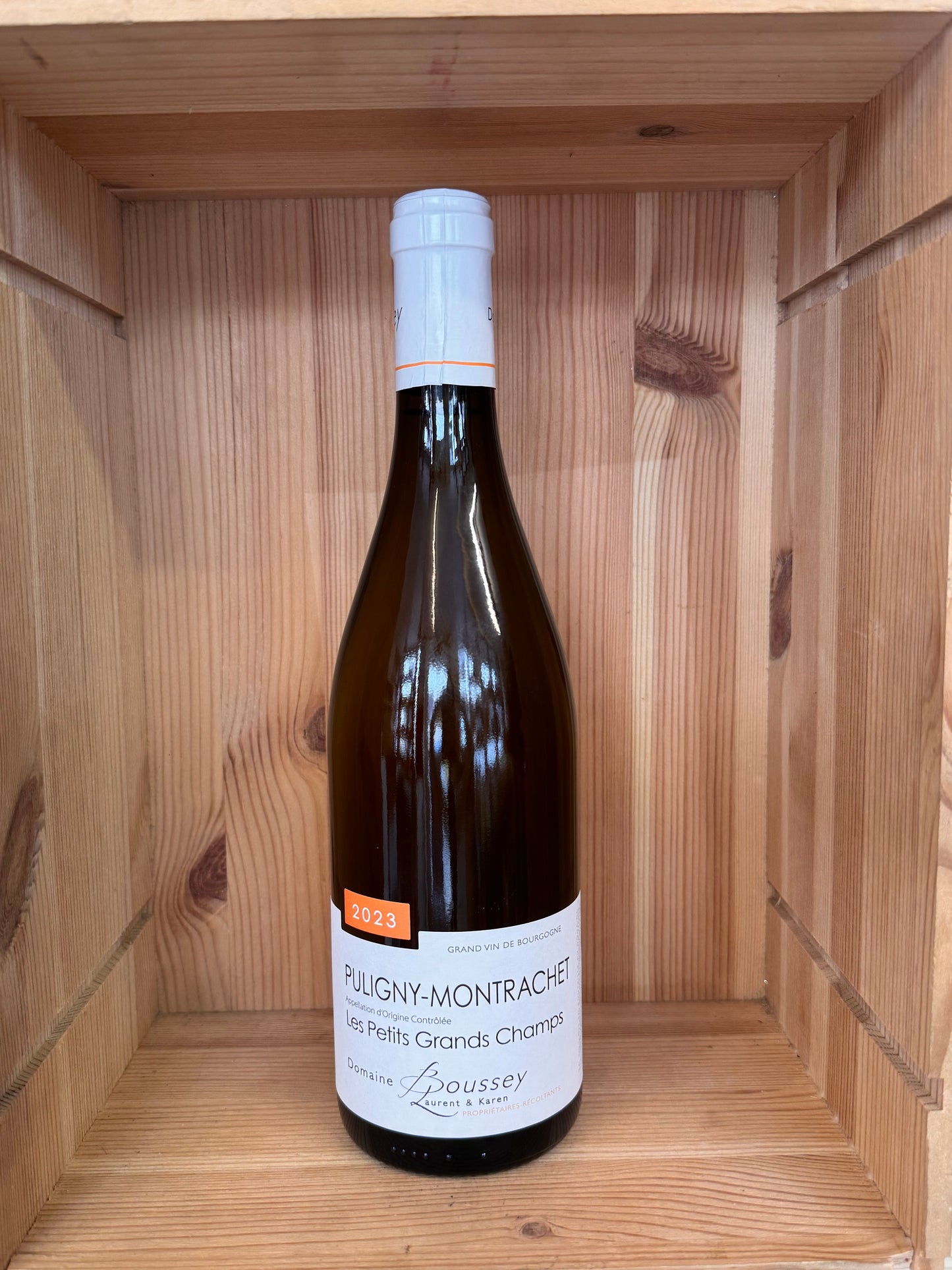 Domaine Laurent & Karen Boussey Puligny-Montrachet Les Petits Grands Champs 2023
